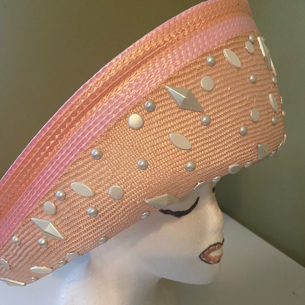 Stylish Pink Jack McConnell Church Dress Hat